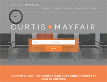 Tablet Screenshot of curtisandmayfair.com